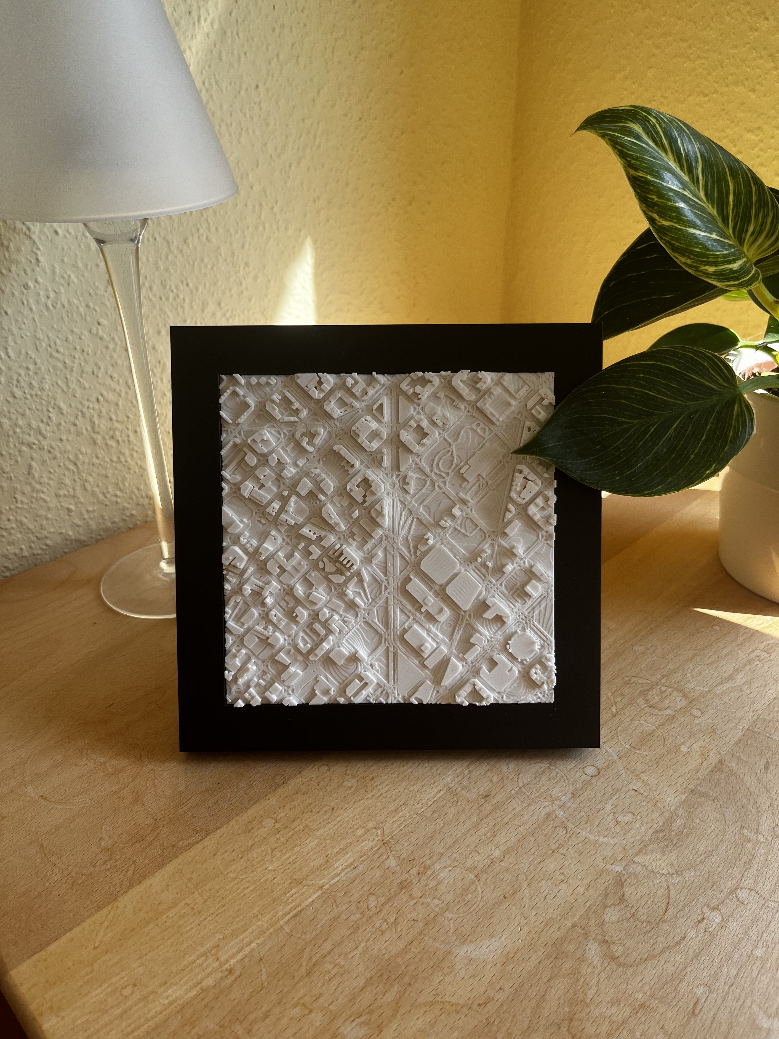 3D Printed City Model of Barcelona Eixample