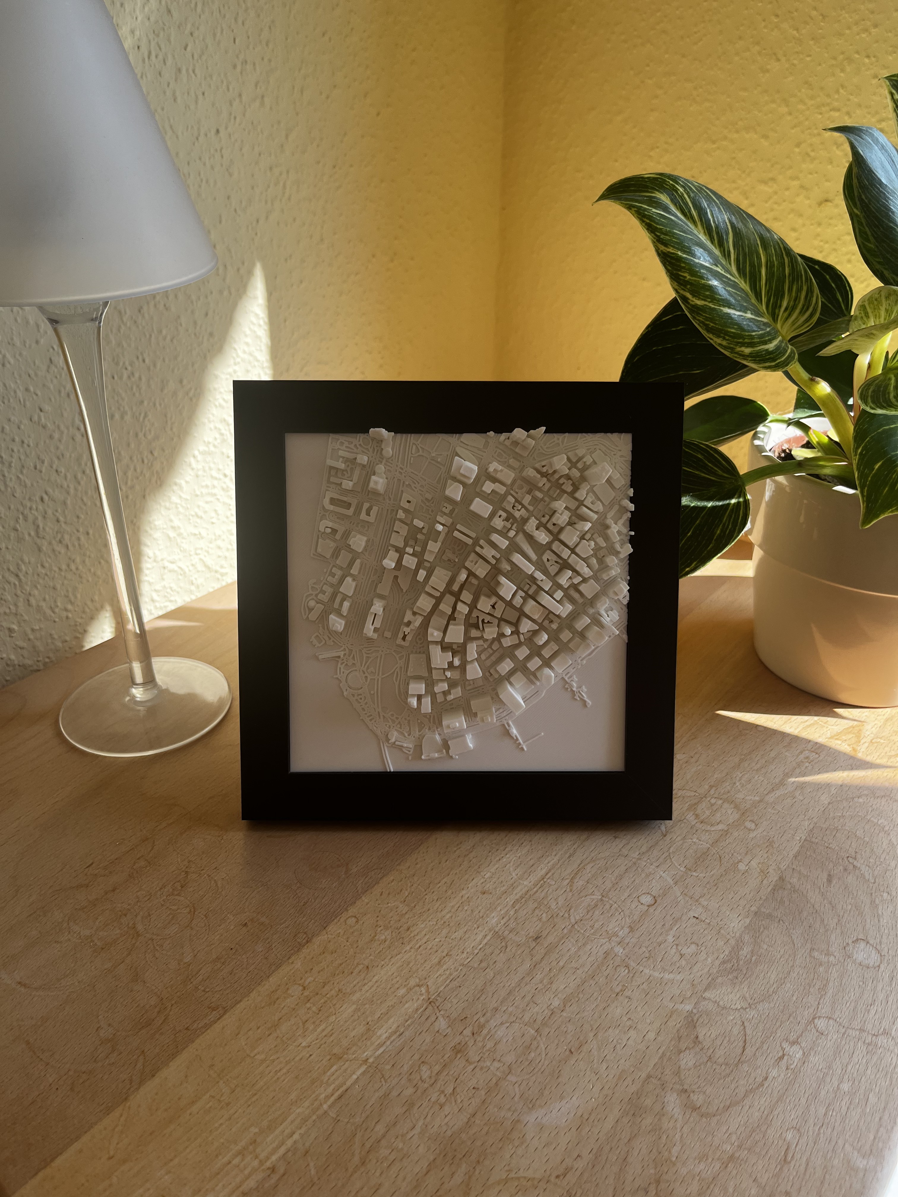 3D Printed City Model of Manhattan New York